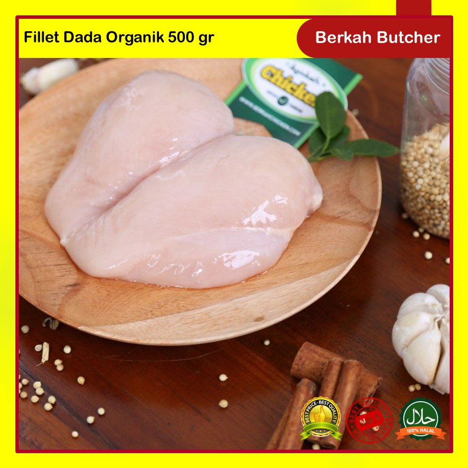 Fillet Dada Ayam Organik - Berkah Butcher