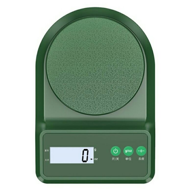 Timbangan Dapur Mini Digital Kitchen Skala LCD Display 10000g 1g Green