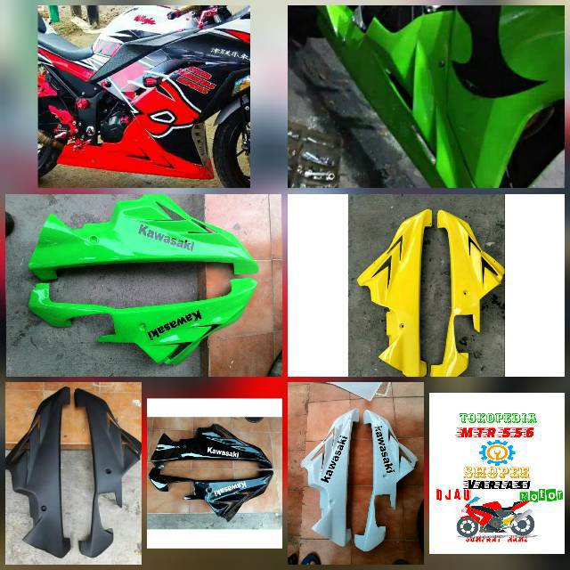 UNDERCOWL NINJA 250 FI Undercowl Ninja 300fi Sambungan fairing ninja 250 fi&300 fi