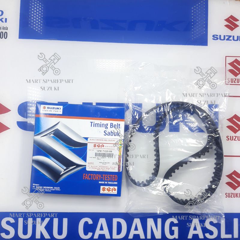 Sabuk timing belt suzuki apv Old Arena futura injection Injek efi Ori original SGP 12761-71C20-000