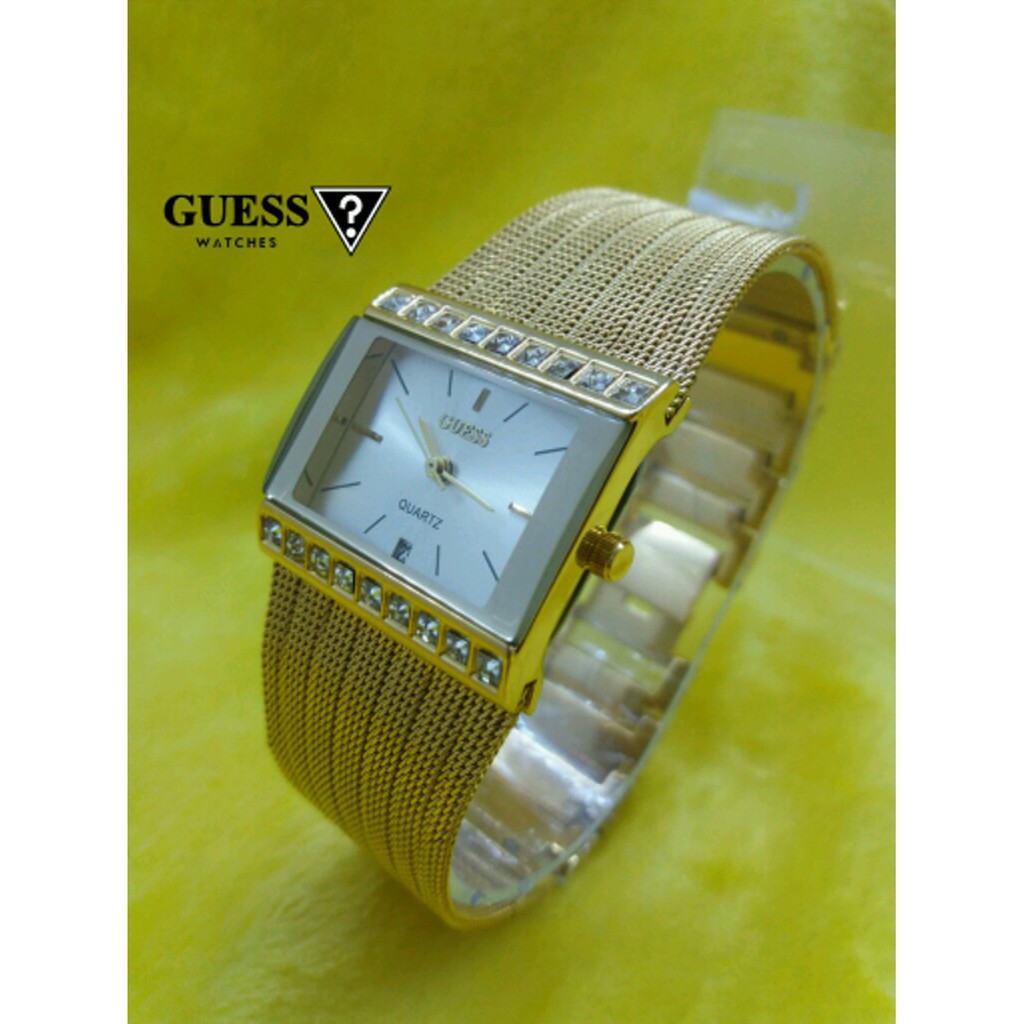 JAM TANGAN GUEES PASIR GOLD SYAHRINI SEMI SUPER
