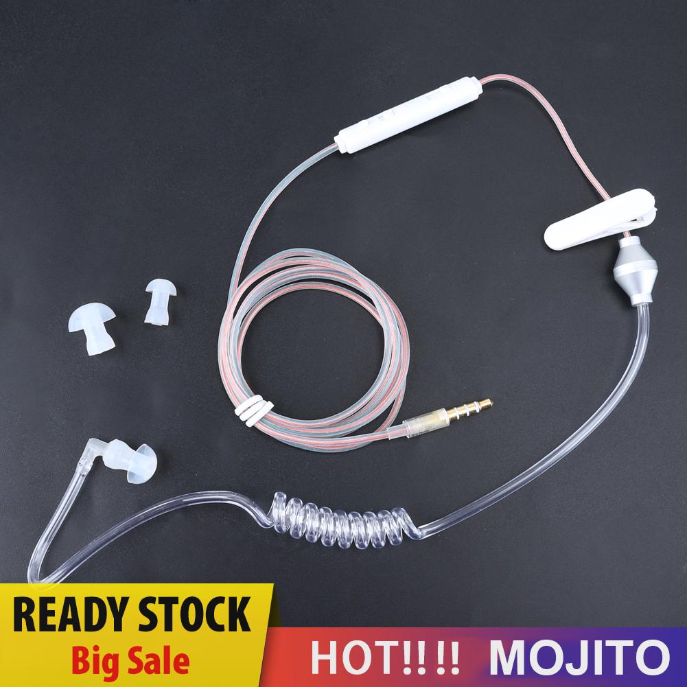 Earphone Anti Radiasi Dengan Jack 3.5mm Untuk Iphone / Android / Pc