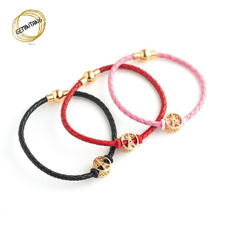 Gelang Tali Wanita Liontin Xuping Lapis Emas Gelang Xuping Wanita