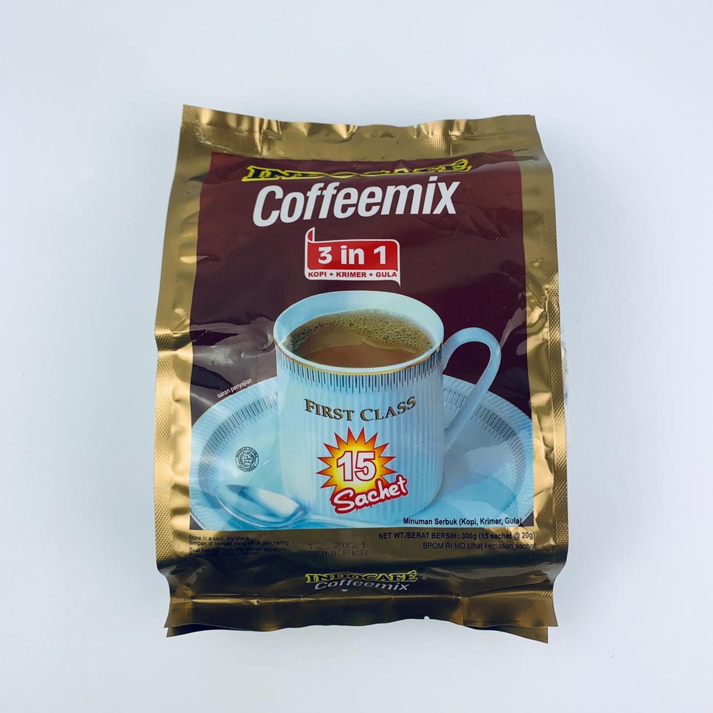 Indocafee coffemix / first class / 15 sachet / 3 in 1