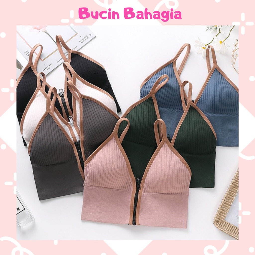 BRA FASHION BH OLAHRAGA PUSH UP WANITA TANPA KAWAT ELASTIS SEXY Gabon STYLE IMPORT BH41