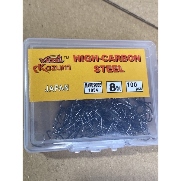 Kail pancing box series kecil Marusode Kazurri High Carbon Steel-Kzri 1054 size 8