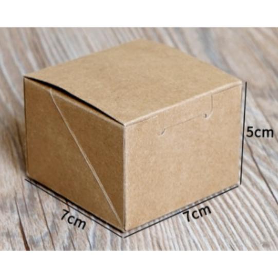 

box karton samson coklat persegi mini kotak kado sovenir gift box