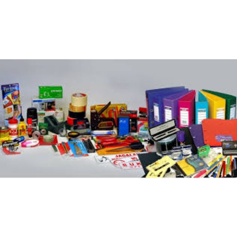 Asli seperangkat alat tulis kantor lengkap original