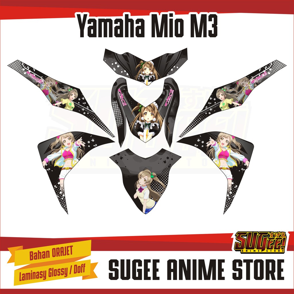  Sticker  Anime Decal  Motor  Yamaha Mio  M3  Minami Kotori 