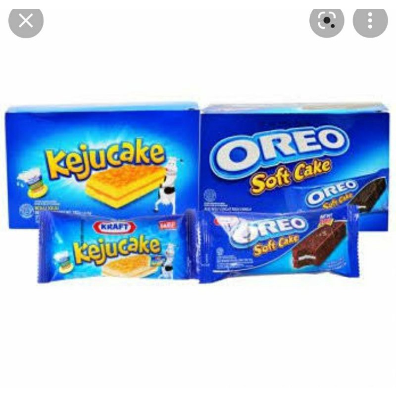 

oreo soft cake 16 gr ( 1pack isi 12)