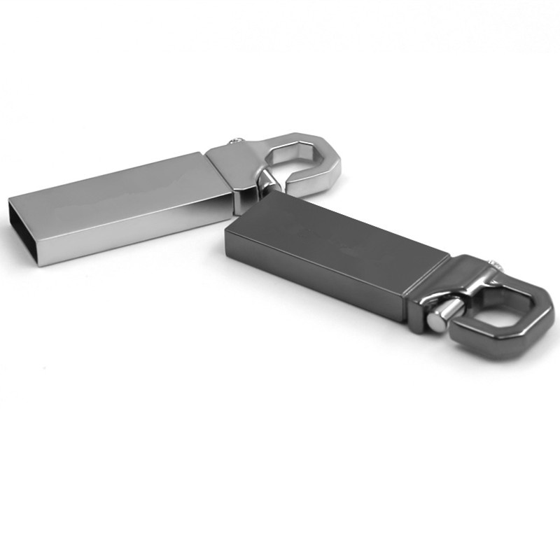 Flash Disk USB 1TB 2TB High Speed Bahan Metal Anti Air Dengan Gantungan Kunci