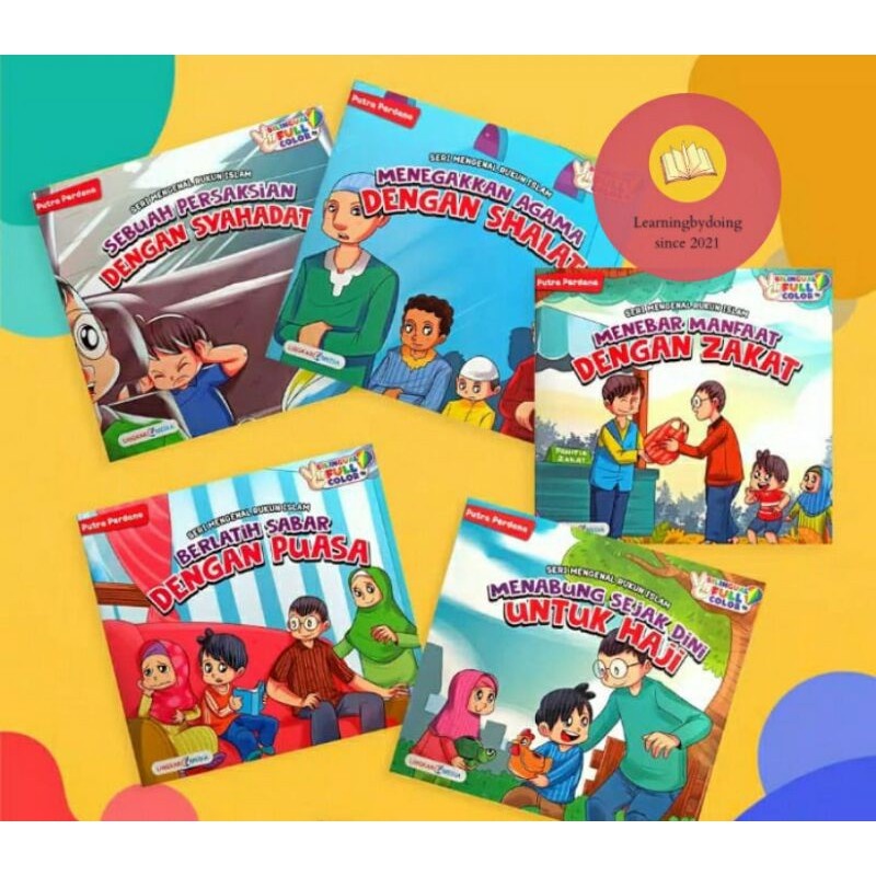 PAKET ISI 5 SERI RUKUN ISLAM UNTUK ANAK