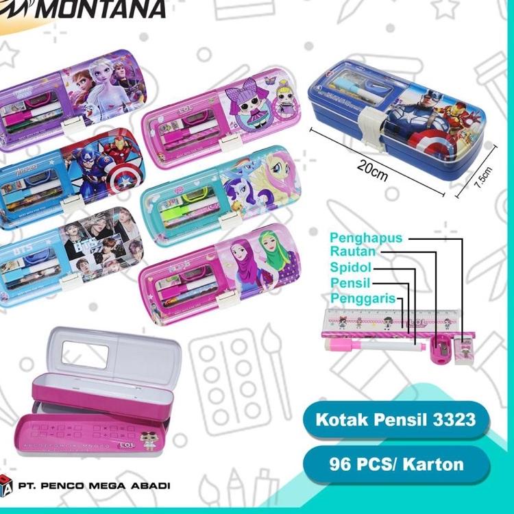 

⸨XuC♝⸩ ⭐️ kotak pensil B3323 tingkat ||Diskon lagi
