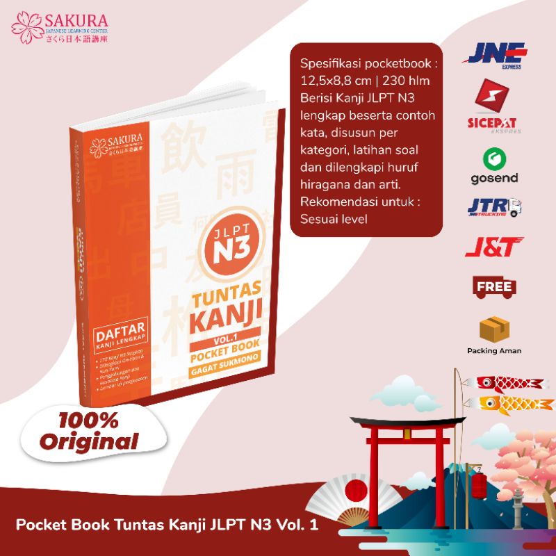 Tuntas kanji N3 vol.1 (buku saku)