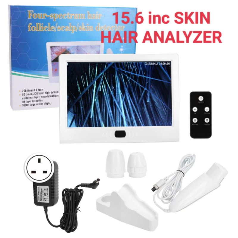 Jual bisa dicas 15.6inch skin analyzer hair analyzer big screen 200x
