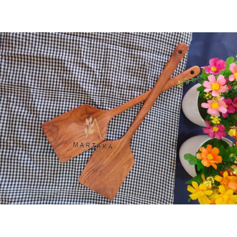 Jual SPATULA KAYU JATI TERMURAH Shopee Indonesia