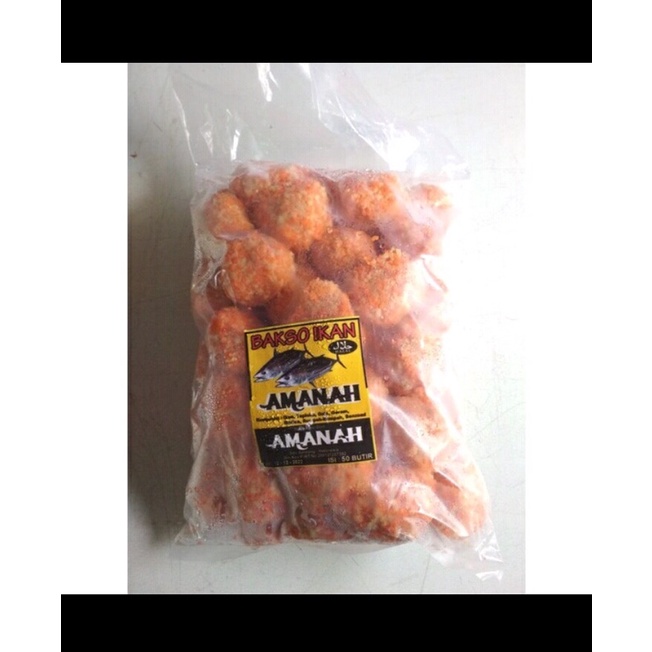 

Bakso Ikan Goreng Panir amanah 1 kg (isi 50) (frozen food)