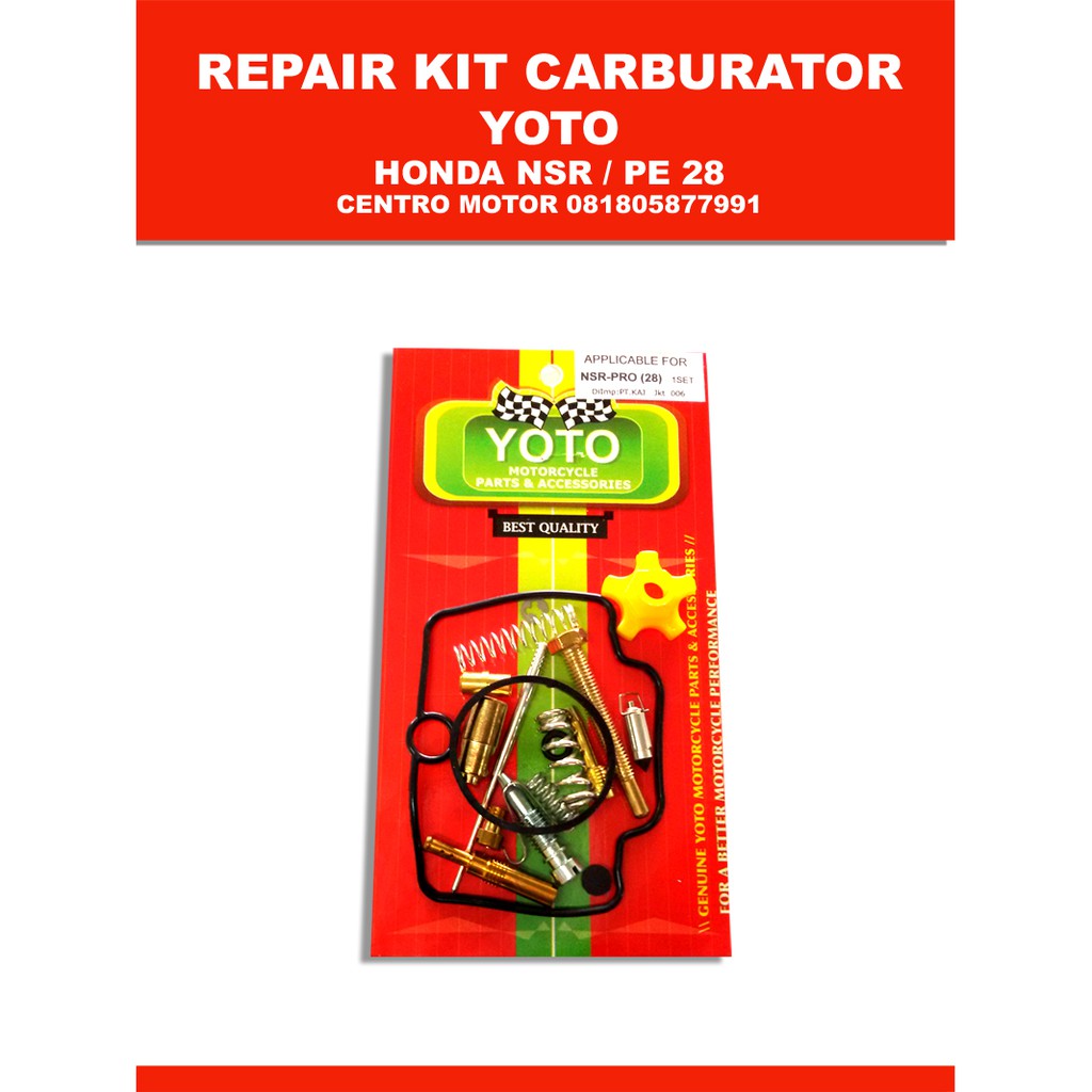 REPAIRKIT CARBURATOR PE 28
