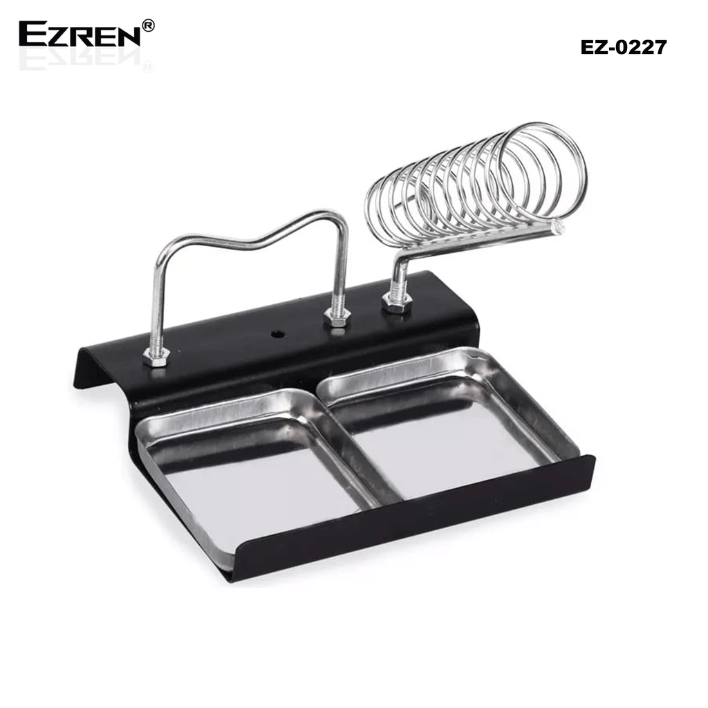 Ezren EZ-0227 Stand Solder Persegi Besi Dudukan Solder &amp; Dudukan Timah