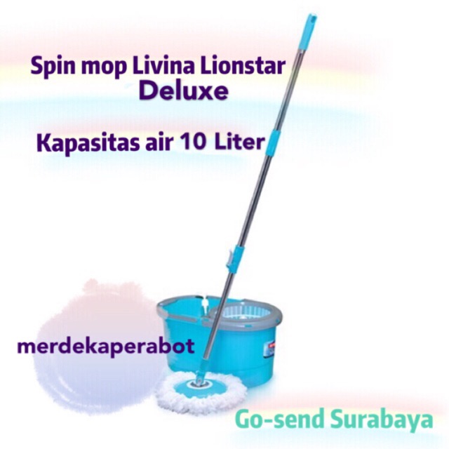 Alat pel lionstar spin mop livina Deluxe