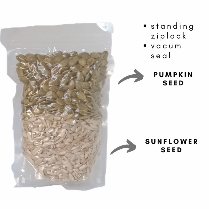 

q20w1q1qw Mix Seed Roasted 250Gr - Sunflower Seed Pumpkin Seed Dscscv