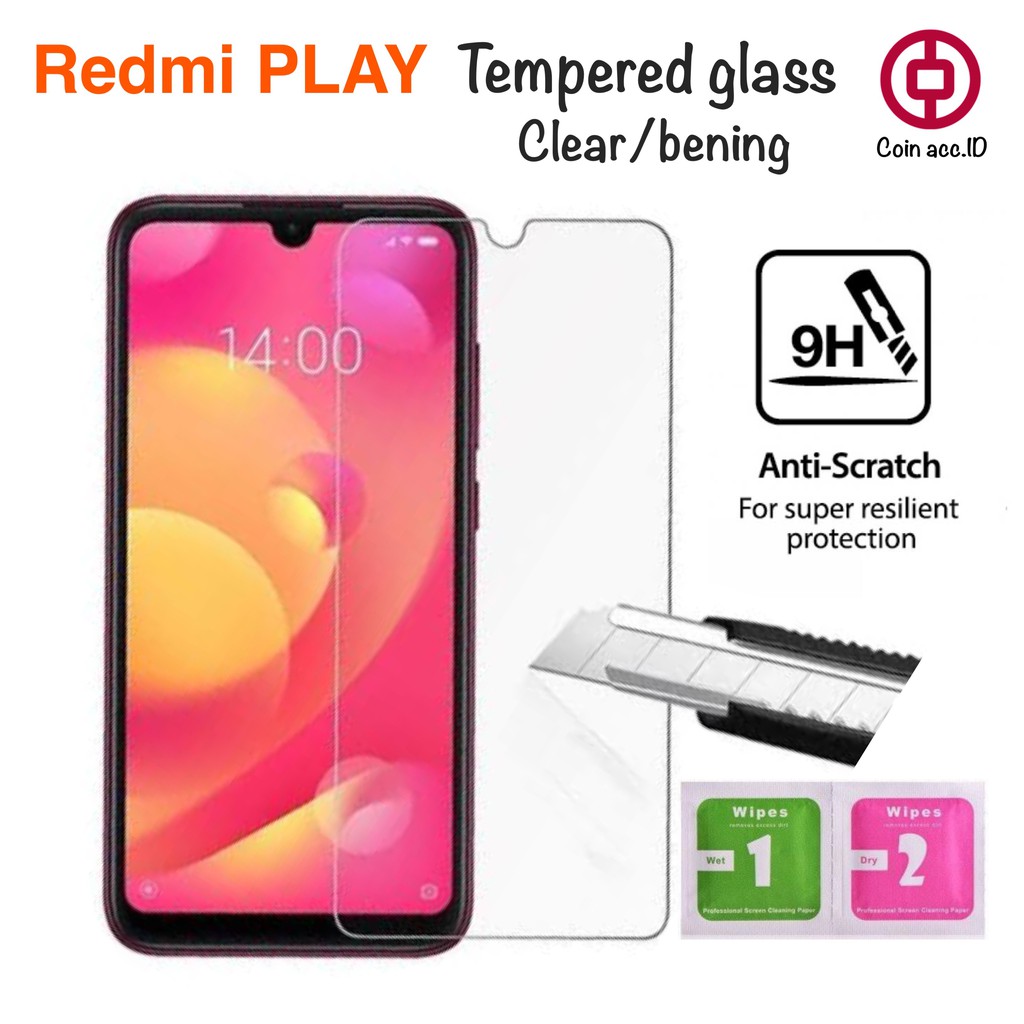 tempered glass xiaomi REDMI PLAY - anti gores kaca redmi play