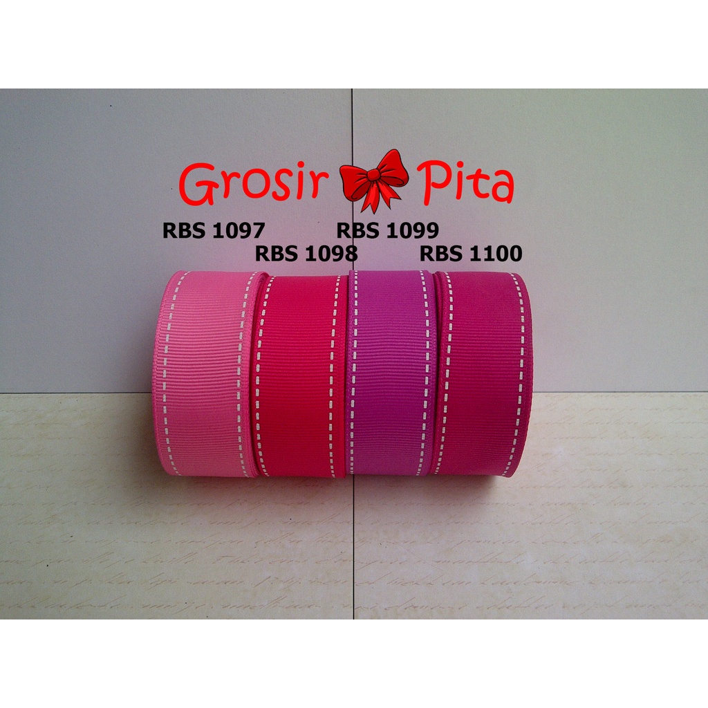 

(25 yard) Pita Grosgrain Motif RBS 1097,1098,1099,1100 | Toko Bahan Craft | Grosir Pita