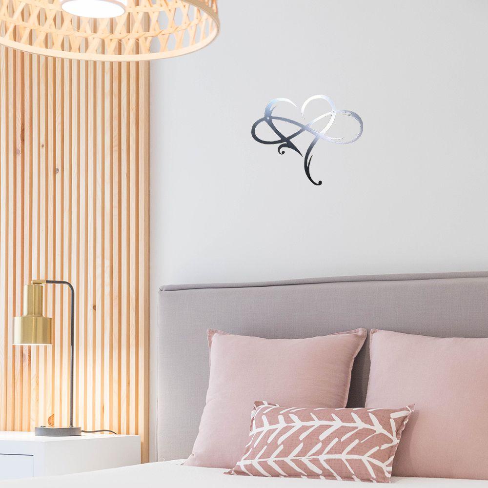 [Elegan] Heart Decor Tidak Mudah Luntur Mudah Dipasang Wall Decor Logam Premium