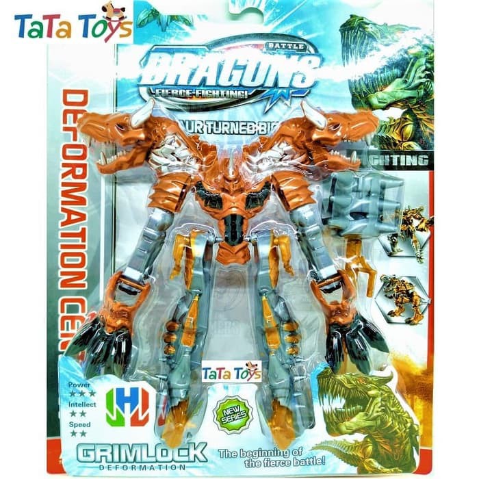 Robot Transformers Dinobot Grimlock Deformation - Battle Dragons