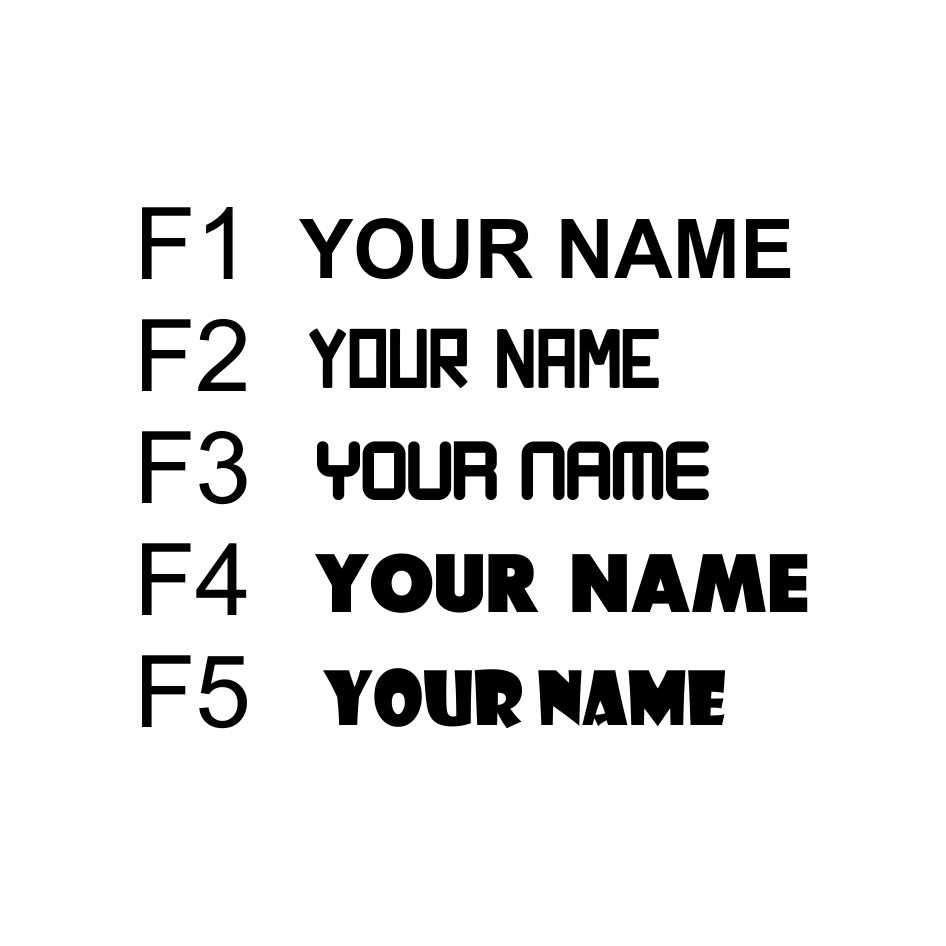 

Cutting sticker label nama reflektif ukuran 5mm