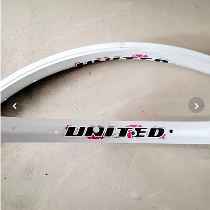 VELG SEPEDA MTB 26" ALLOY SINGLE WALL 36HOLE UNITED SILVER