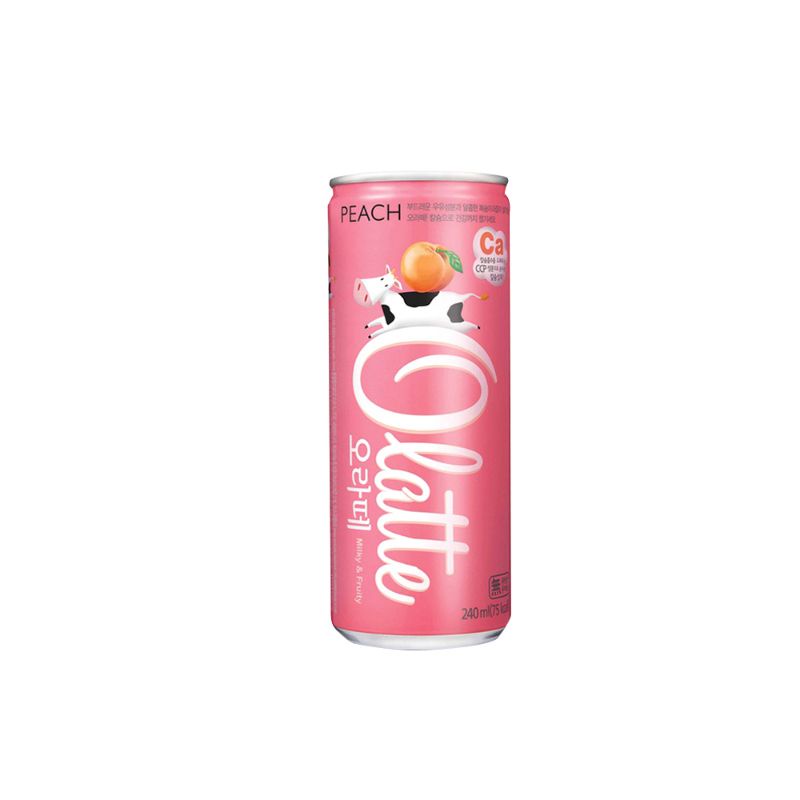 

OLATTE PEACH W/MILK 240ML/CAN