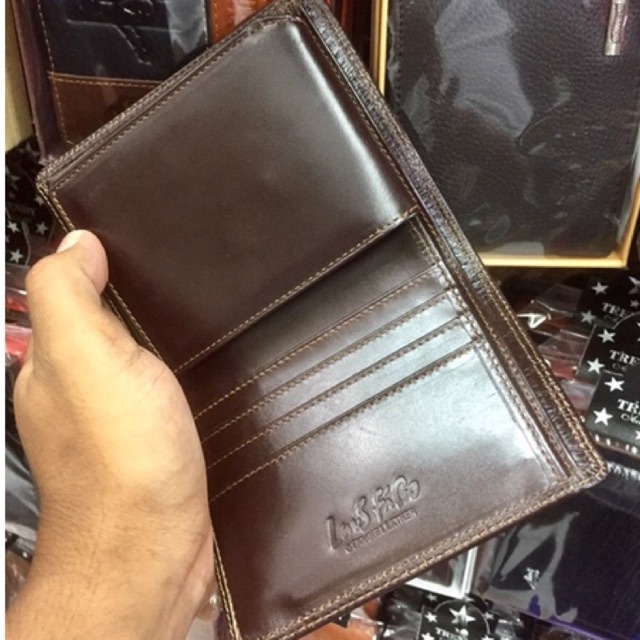 Dompet pria bahan kulit asli super premium model ipat buku #dompet #dompetlipat #dompetpria #kulit