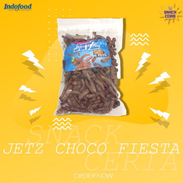 

JETZ CHOCO FIESTA 150-250GR ORIGINAL SNACK KILOAN