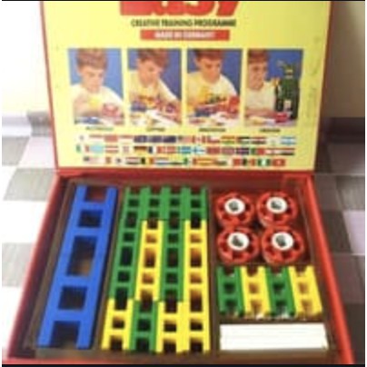 MAINAN LEGO ANAK - Vintage Lasy Block Made in Germany