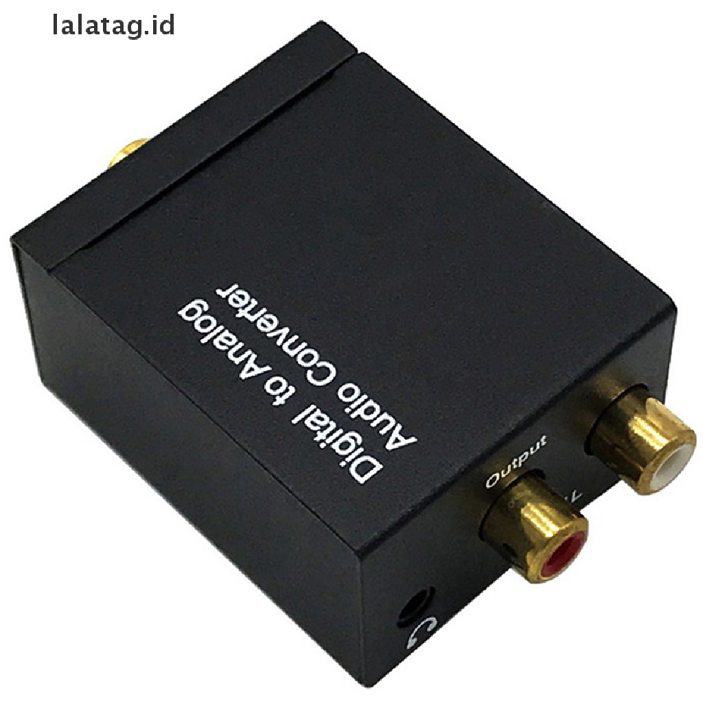 Adapter Konverter Audio Digital Toslink RCA L / R Stereo