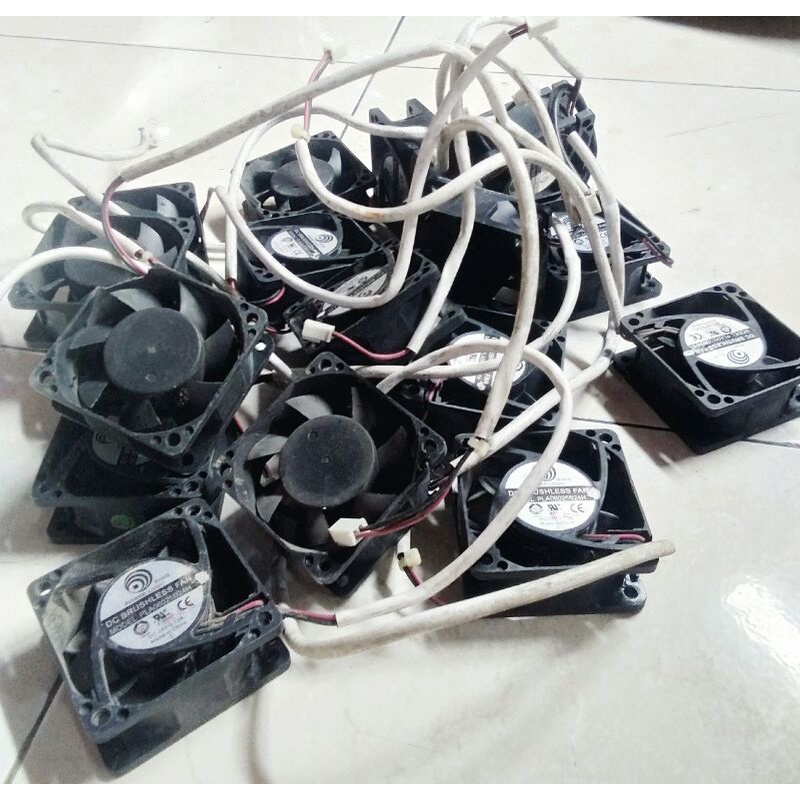 KIPAS FAN DC BRUSHLESS  24V 0,13A 6CM TEBAL 2,5CM