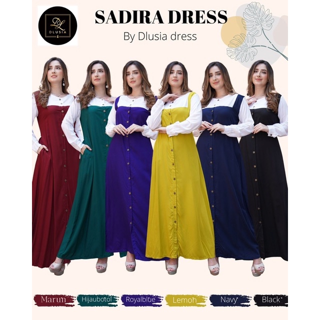 Daster Arab Dress Dlusia SADIRA Original