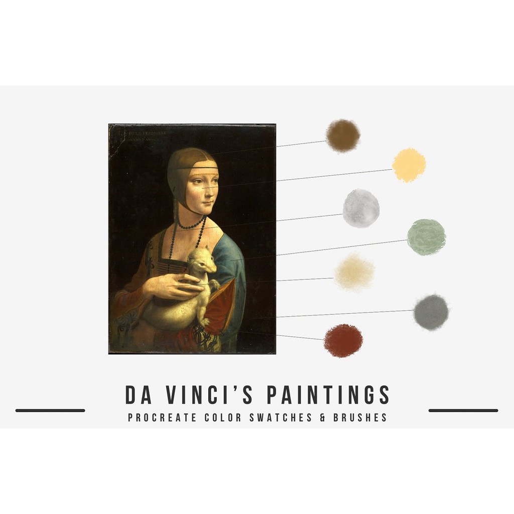 Procreate Brush - Da Vinci's Art