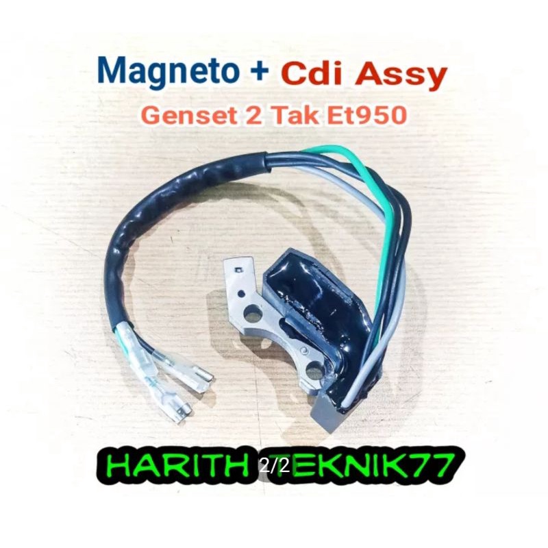 Cdi koil magnetico Genset 2tak et950