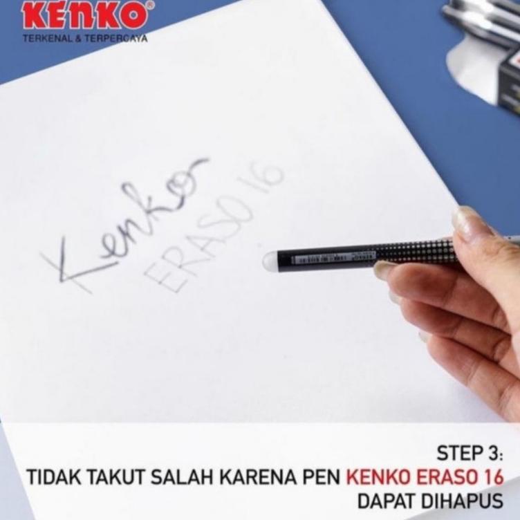 

TREND KEKINIAN Pulpen gel kenko eraso 16 hapus ( 12 pcs ) 4088 ➛