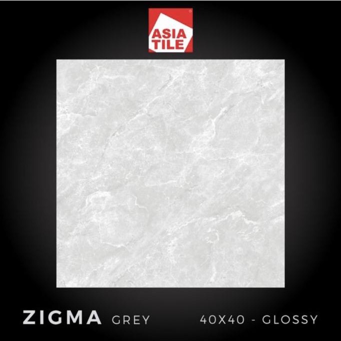 ><><><] Keramik Asia 40x40 Zigma Grey Glossy
