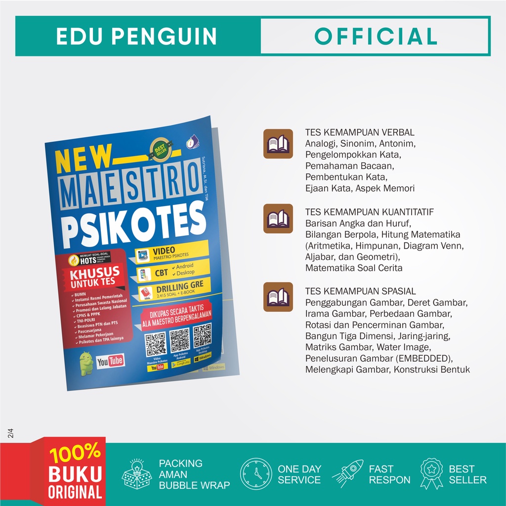 Edu Penguin Buku New Maestro Psikotes-1