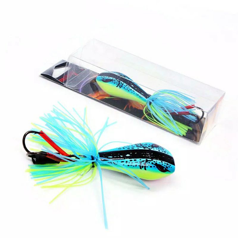 (J01) 9CM 9.5G Hard Jump Frog Umpan Pancing Ikan Popper