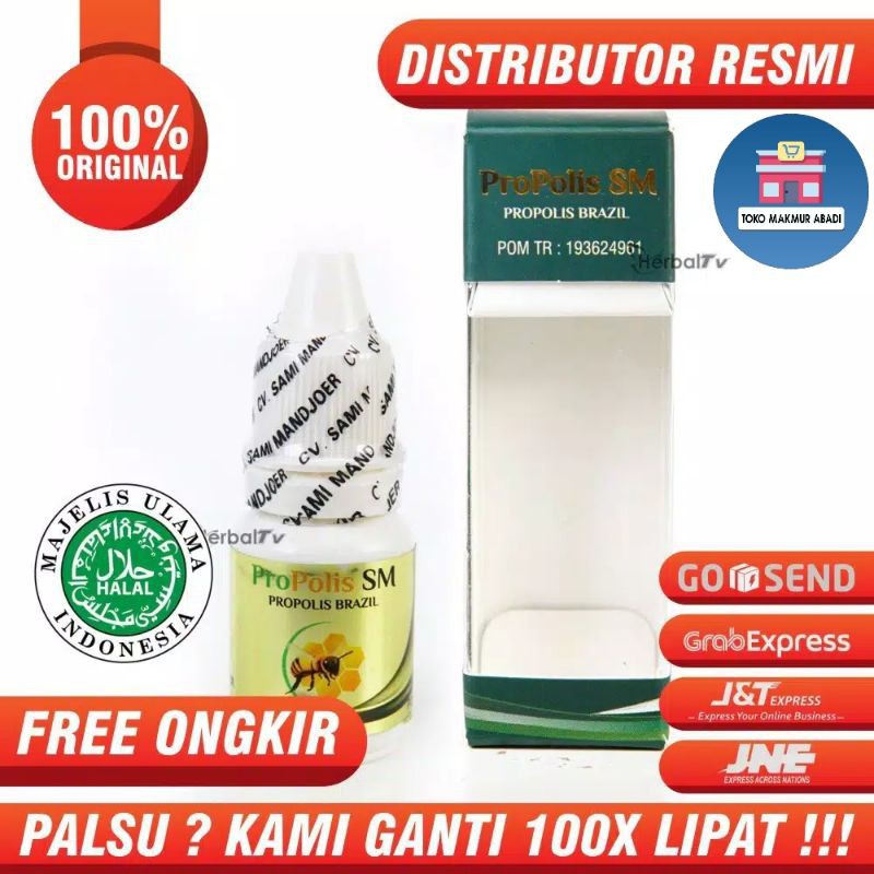 Propolis SM - Obat Tetes Herbal Propolis Brazil Asli 6ml