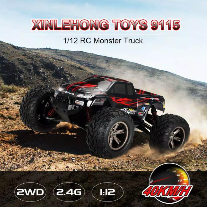 Barang Berkualitas Xinlehong 9115 Rc car monster 1:12 BARANG BAGUS