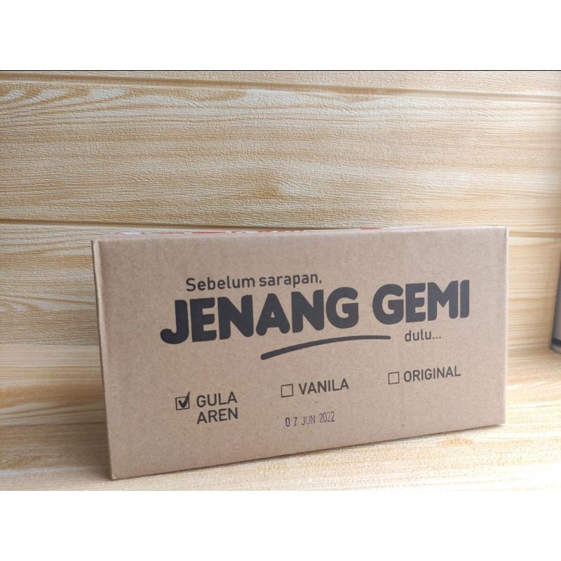 Jenang Gemi 30 sachet, terlaris, asli, solusi maag asam lambung-Gula Aren