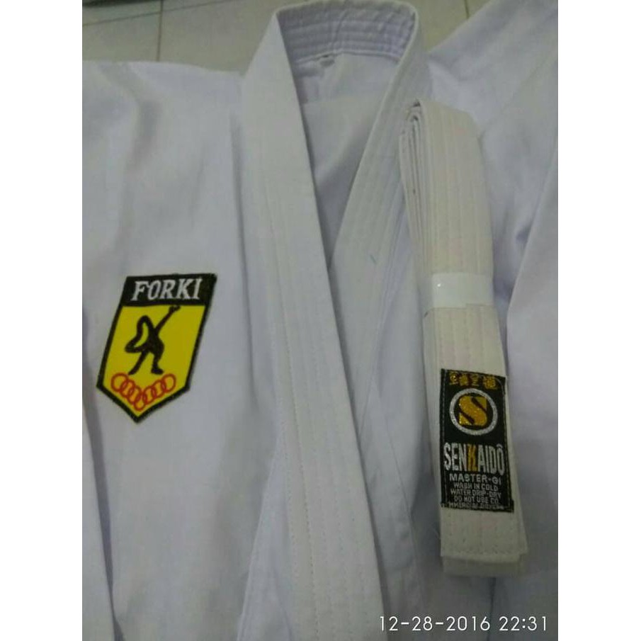 PROMO seragam baju karate pemula Senkaido tegi uniform judo aikido MURAH