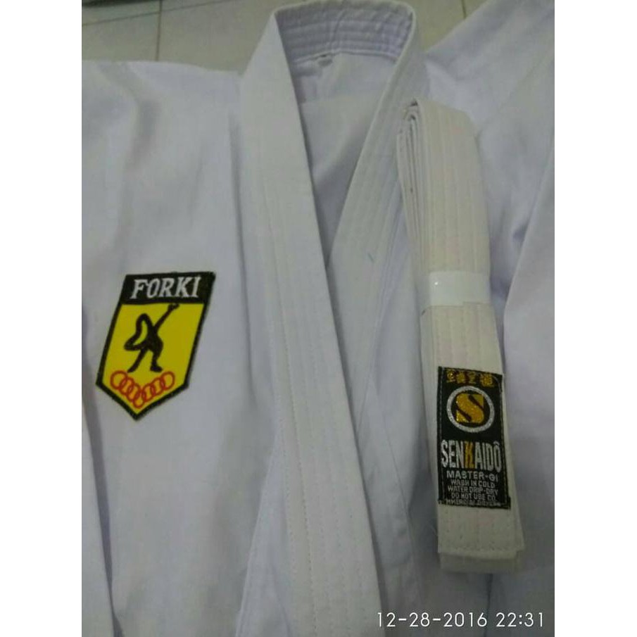 PROMO seragam baju karate pemula Senkaido tegi uniform judo aikido MURAH