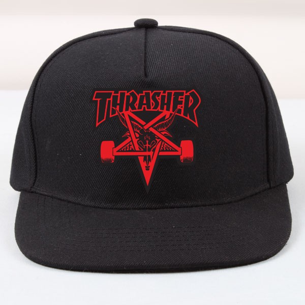 TRIPLESIX - Topi Snapback Cotton Trasher Magazine Trasher Goat